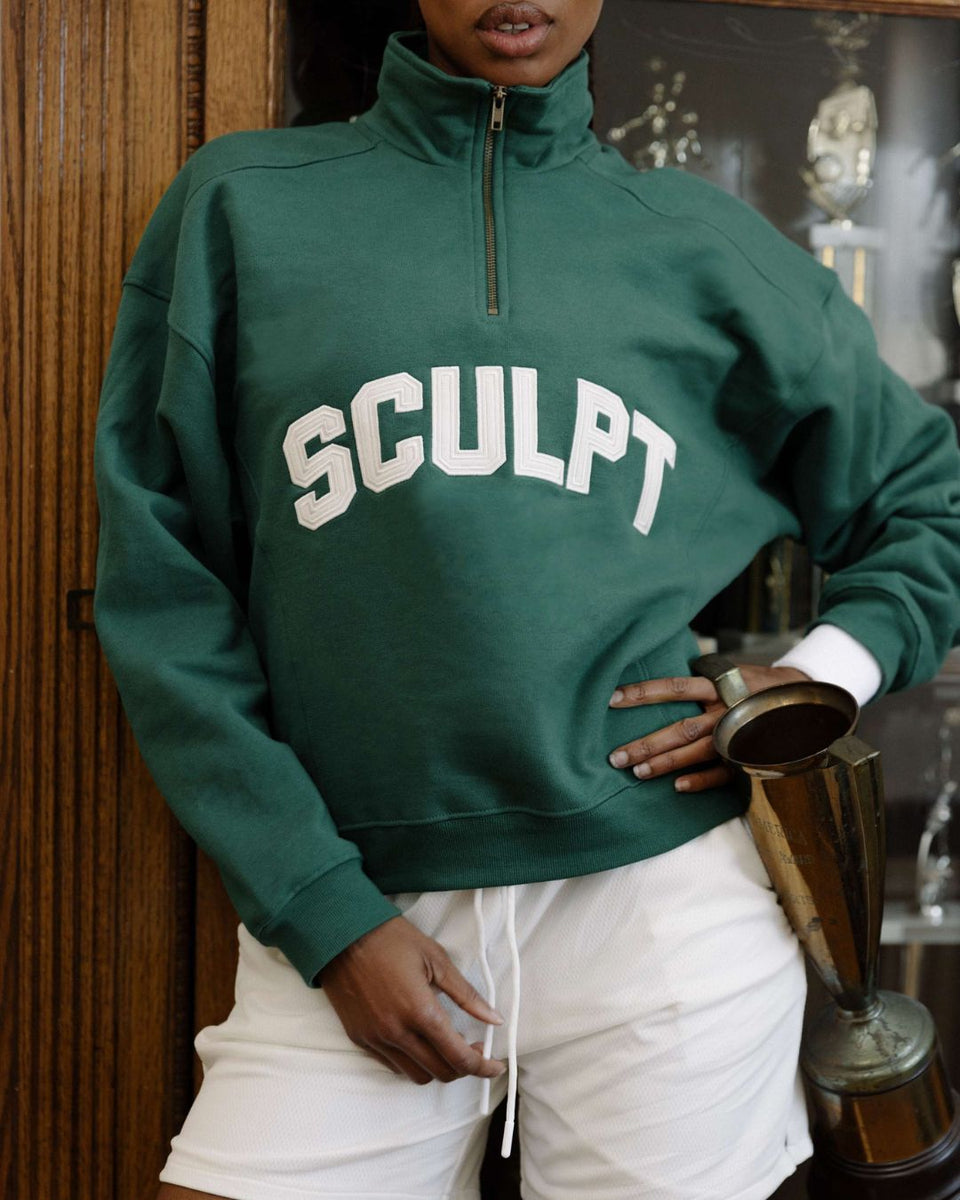 Varsity Half Zip – The Sculpt Society