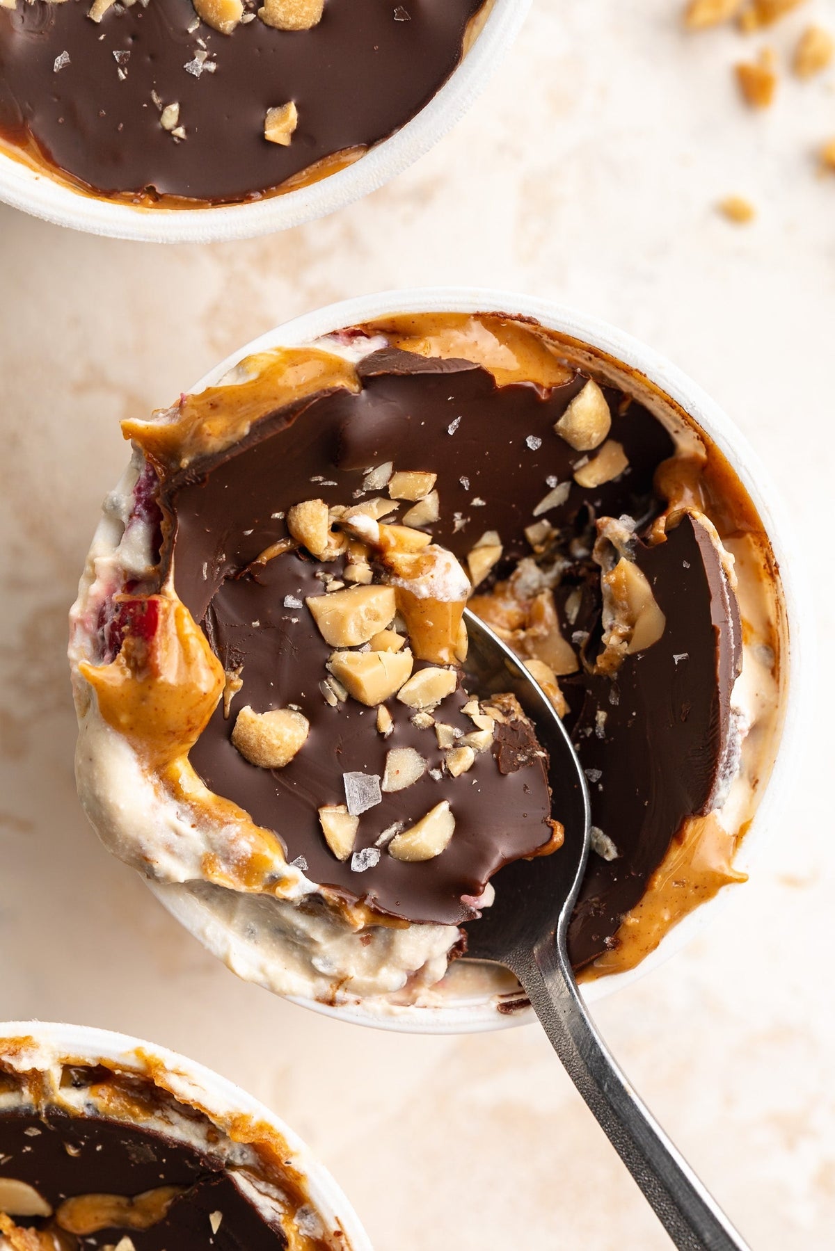 Chocolate Shell Yogurt Cups
