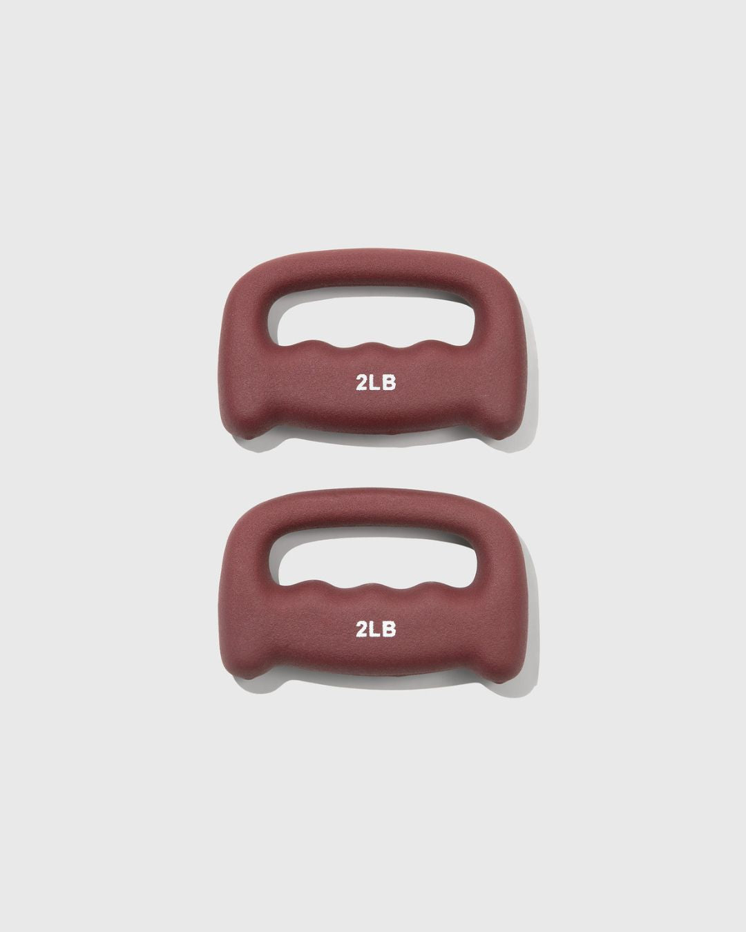 TSS 2lb handweights in maroon back 2 lb 