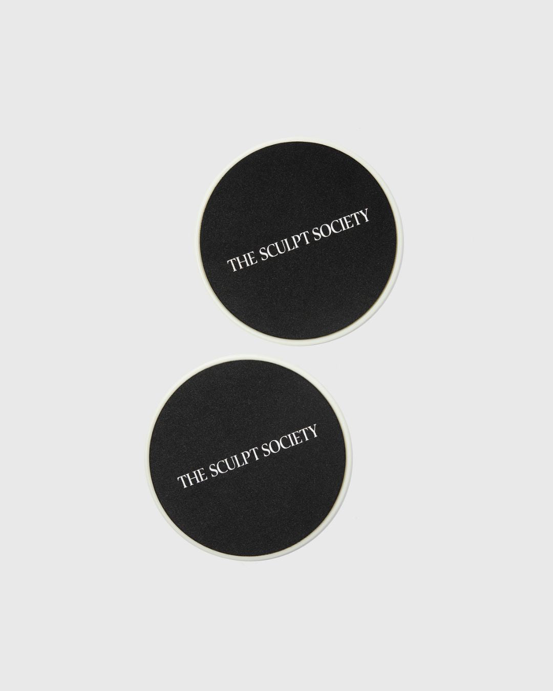 The Sculpt Society sliders (front) with logo