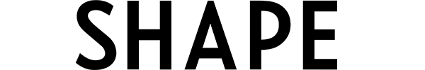 Black 'SHAPE' logo