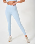 High Waist Sculpt Legging- Powder Blue- FINAL SALE