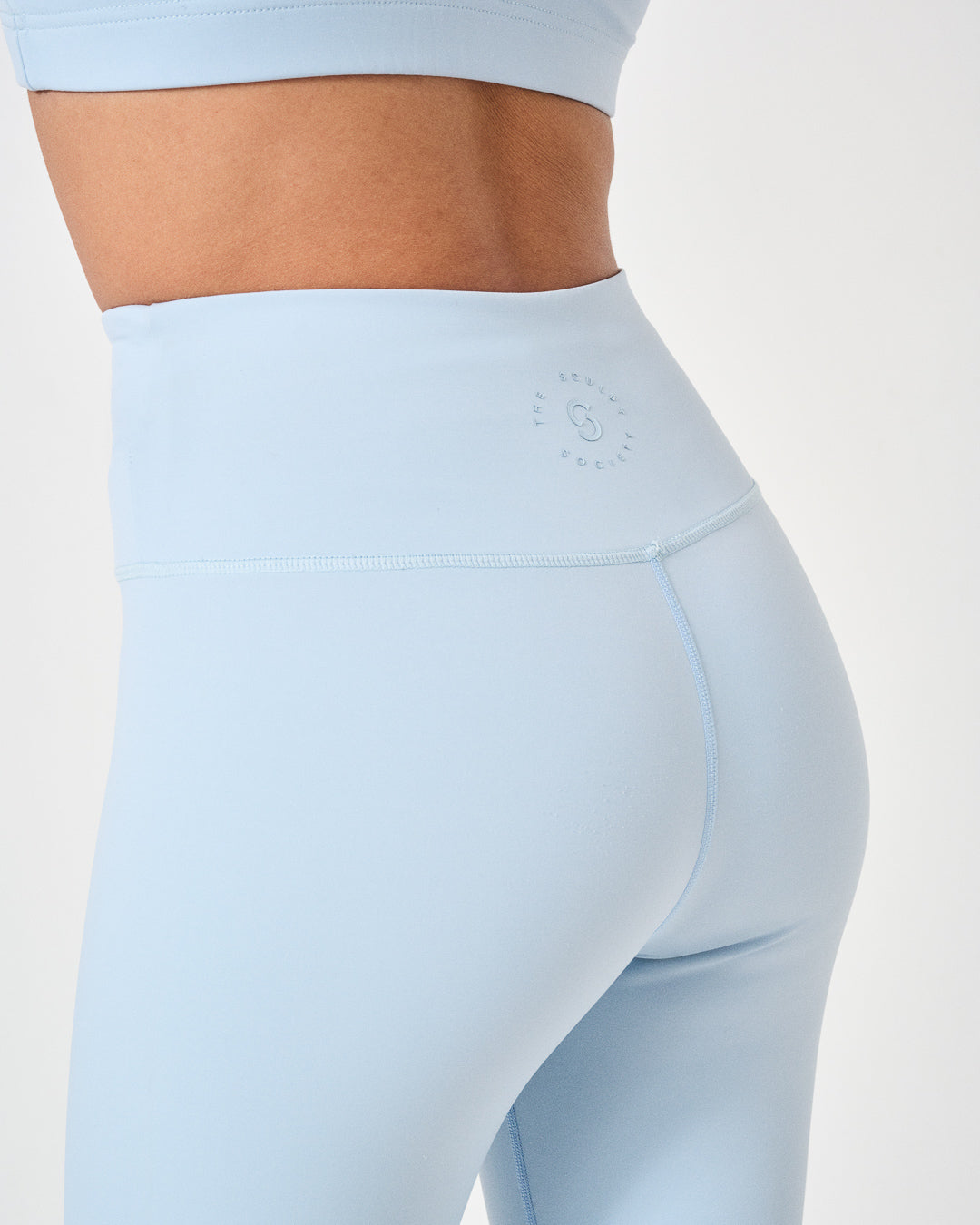 Sky Blue Tummy Control High Waist Yoga Pants – LA SOCIETY