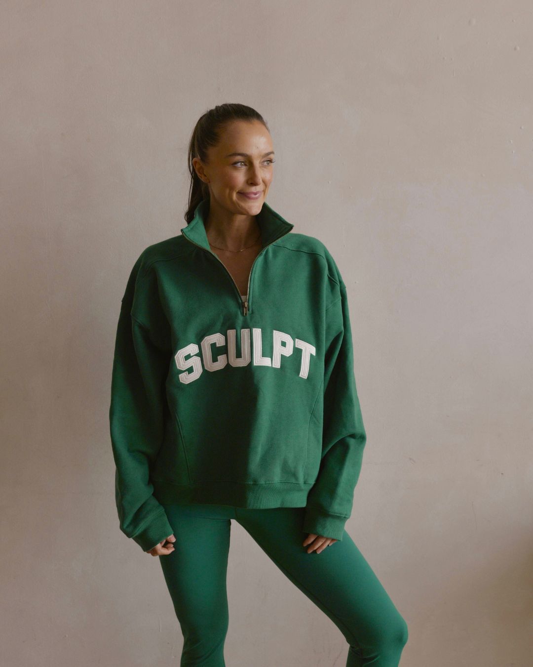 Varsity Half Zip – The Sculpt Society